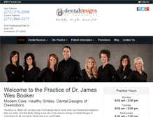 Tablet Screenshot of dentaldesignsofowensboro.com